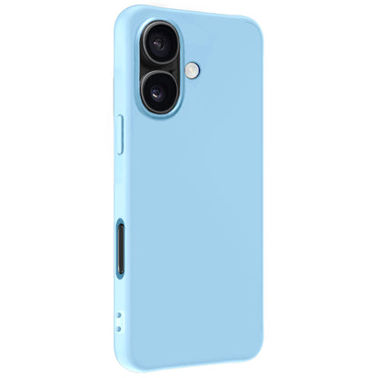 iPhone 17 Hoesje Siliconen Backcover Lichtgewicht - Lichtblauw