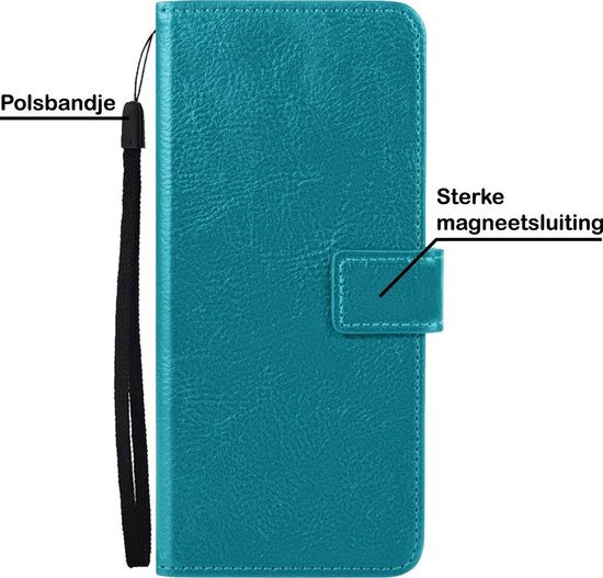 OnePlus Nord CE Hoesje Book Case Kunstleer - Turquoise