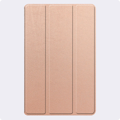 Lenovo Tab M11 Trifold Bookcase Hoes - Rosé goud