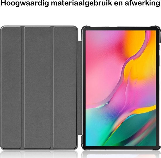 Samsung Galaxy Tab A 10.1 2019 Hoesje Book Case - Donkergroen