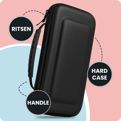 Nintendo Switch 2 Hard Cover Hoes met Spellen ruimte - Zwart