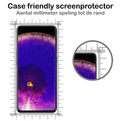 OPPO Find X5 Screenprotector Gehard Glas - Full Screen