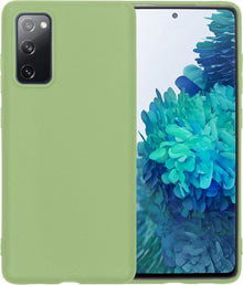 Samsung S20 FE Hoesje Siliconen Backcover Lichtgewicht - Groen