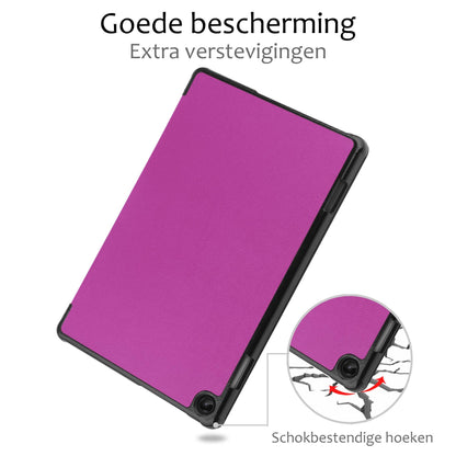 Lenovo Tab M10 (3rd gen) Hoesje Book Case - Paars