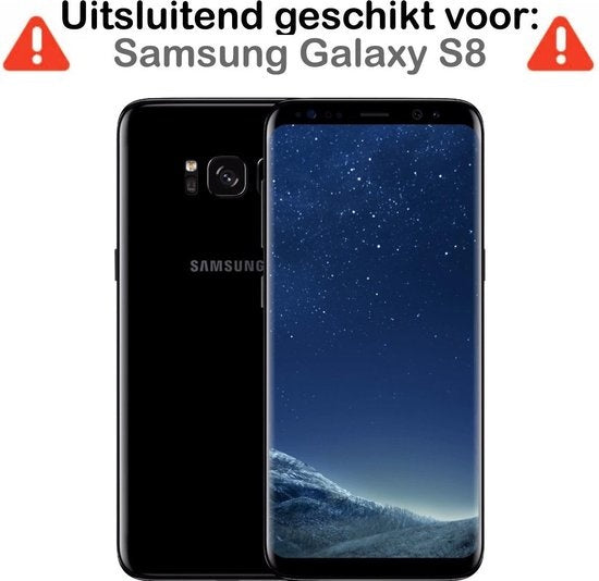 Samsung S8 Screenprotector Full Cover Tempered Glass