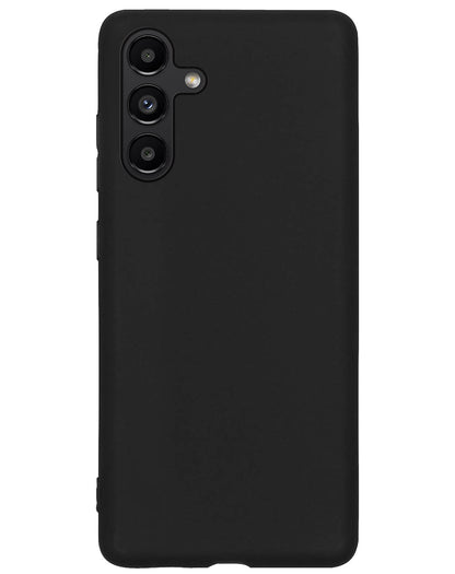 Samsung A04s Hoesje Siliconen Backcover Lichtgewicht - Zwart