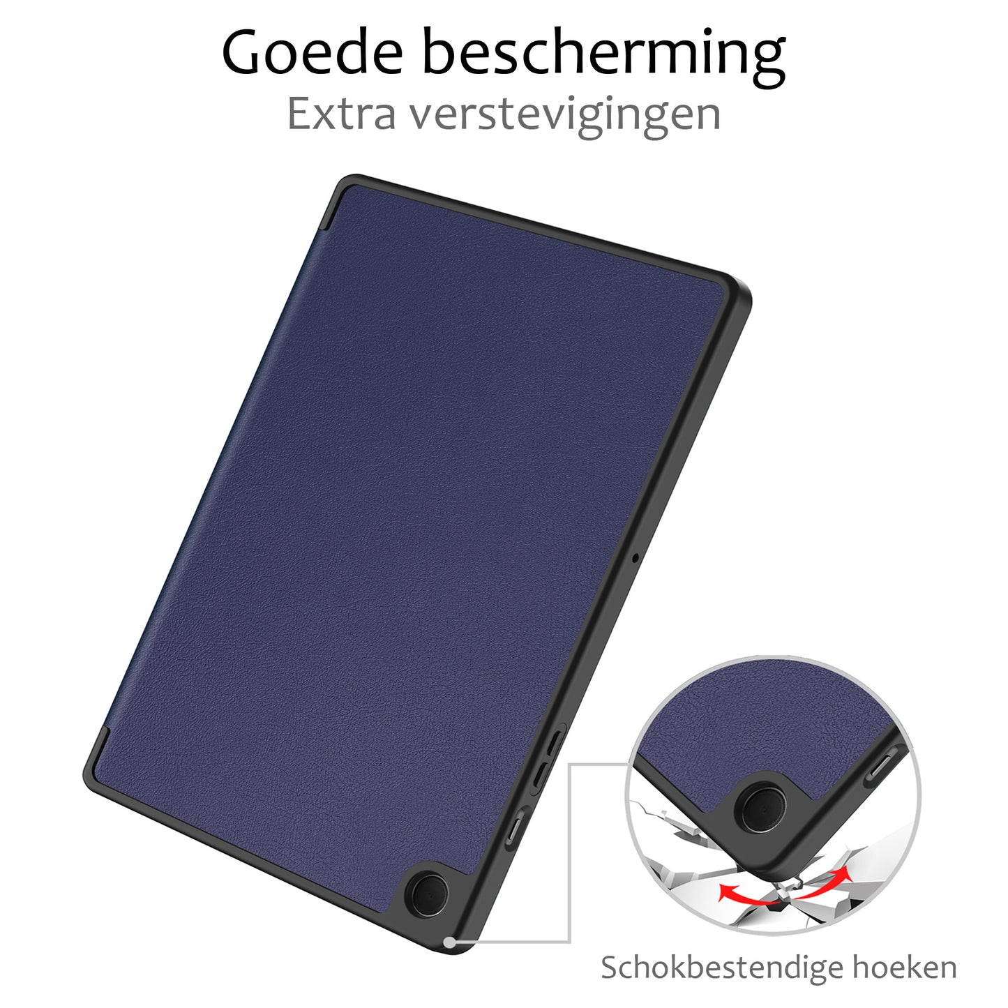 Samsung Galaxy Tab A9 Hoesje Book Case - Donkerblauw