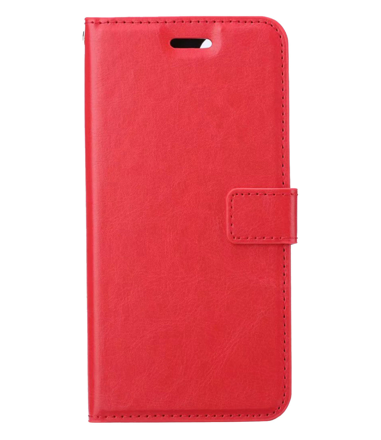 iPhone 13 Pro Hoesje Book Case Kunstleer - Rood