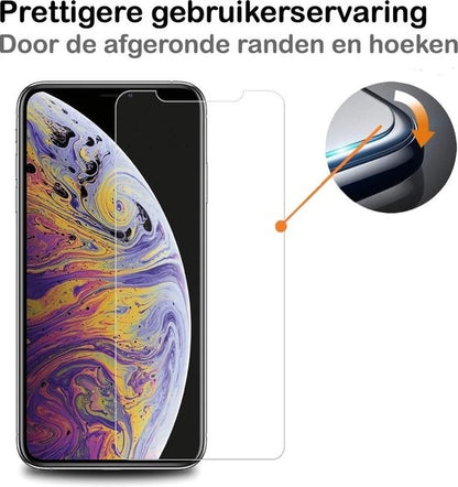 iPhone Xs Screenprotector Gehard Glas - Anti-kras