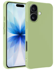 iPhone 17 Hoesje Siliconen Backcover Lichtgewicht - Groen