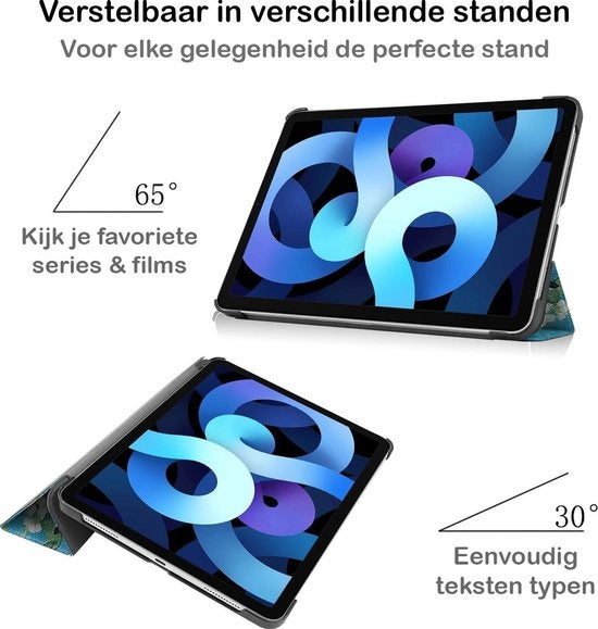 iPad Air 2020 Hoesje Book Case - Bloesem