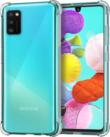 Samsung A41 Hoesje Shockproof Backcover Siliconen - Transparant
