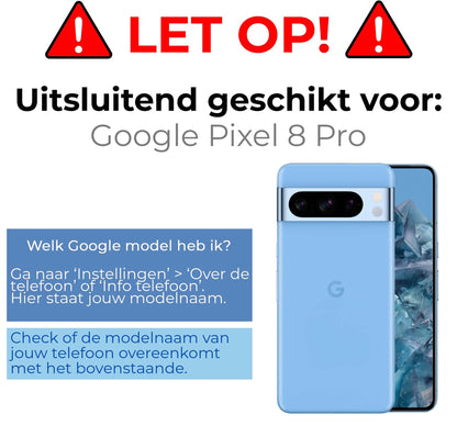 Google Pixel 8 Pro Screenprotector Gehard Glas - Privacy