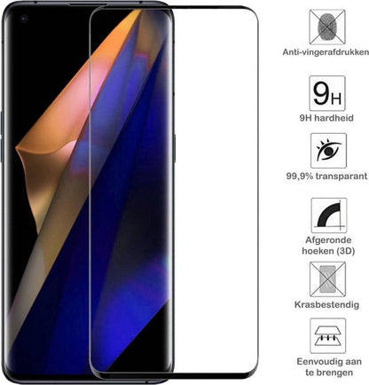 OPPO Find X3 Neo Screenprotector Gehard Glas - Anti-kras