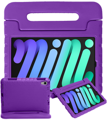 iPad Mini 7 Kinderhoes Shockabsorberend Foam - Paars