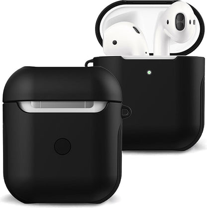 AirPods 1 Hoesje Hard Case Shockbestendig - Zwart