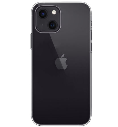 iPhone 13 Hoesje Siliconen Backcover Lichtgewicht - Transparant