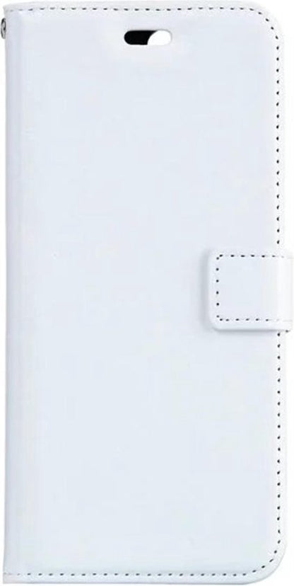 iPhone 5/5s/5SE Hoesje Bookcase Cover met Kaarthouder - Wit