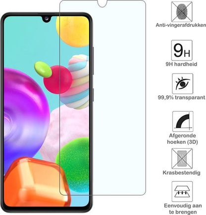 Samsung A41 Screenprotector Tempered Glass