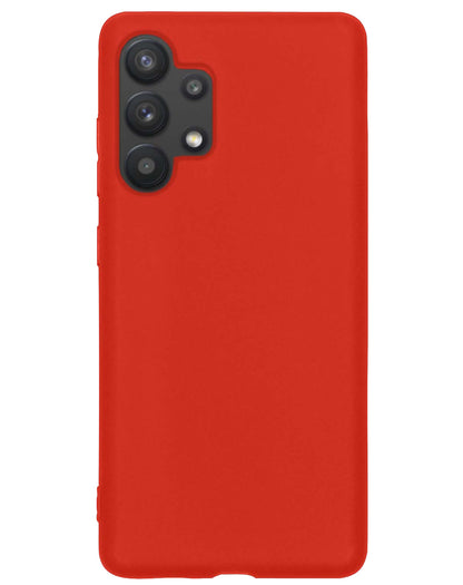 Samsung A13 4G Hoesje Siliconen Backcover Lichtgewicht - Rood