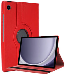 Samsung Galaxy Tab A9 Plus Trifold Bookcase Hoes 360 Graden Draaibaar - Rood