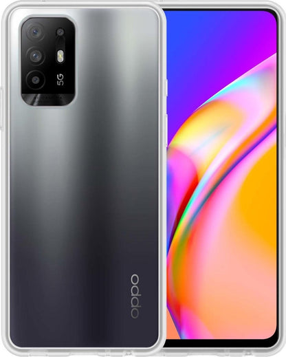 OPPO A94 5G Hoesje Siliconen Backcover Lichtgewicht - Transparant