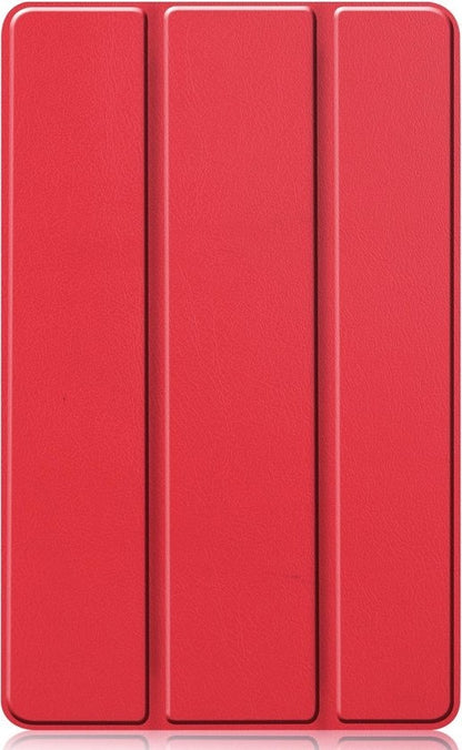 Samsung Galaxy Tab S6 Lite Trifold Bookcase Hoes - Rood