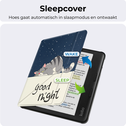 Kobo Libra Colour Trifold Bookcase Hoes - Kat