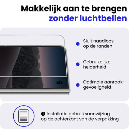 iPhone Duo Screenprotector Gehard Glas - Volledige dekking