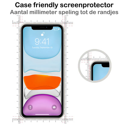 iPhone 11 Pro Screenprotector Gehard Glas - Volledige dekking