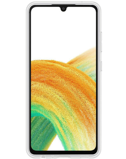 Samsung A33 Hoesje Siliconen Backcover Lichtgewicht - Transparant