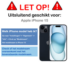 iPhone 15 Screenprotector Gehard Glas met Installatieframe