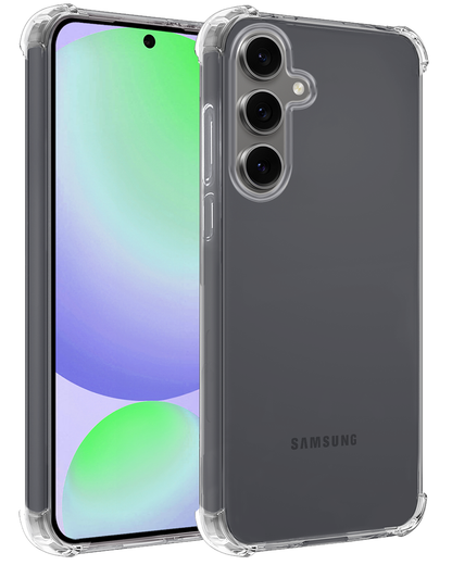 Samsung S24 FE Hoesje Shockproof Backcover Siliconen - Transparant