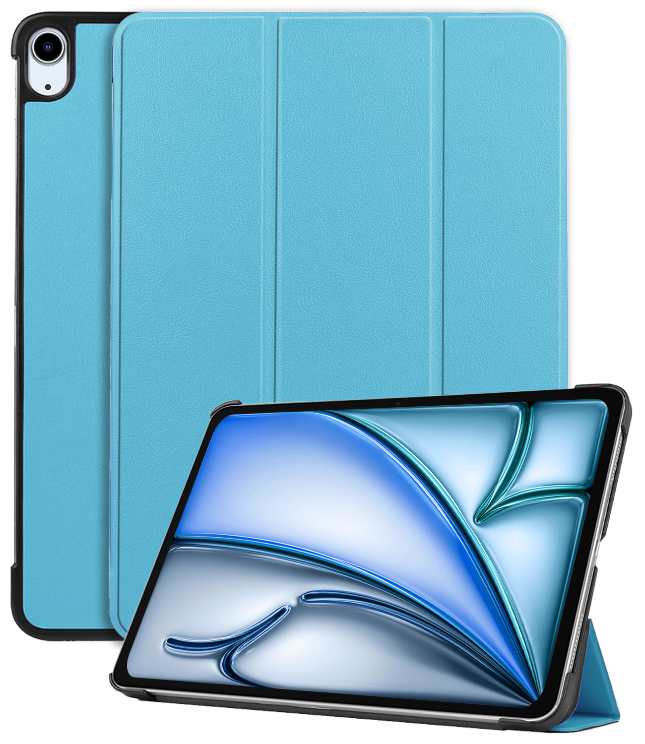 iPad Air 2024 (11 inch) Hoesje Book Case - Lichtblauw