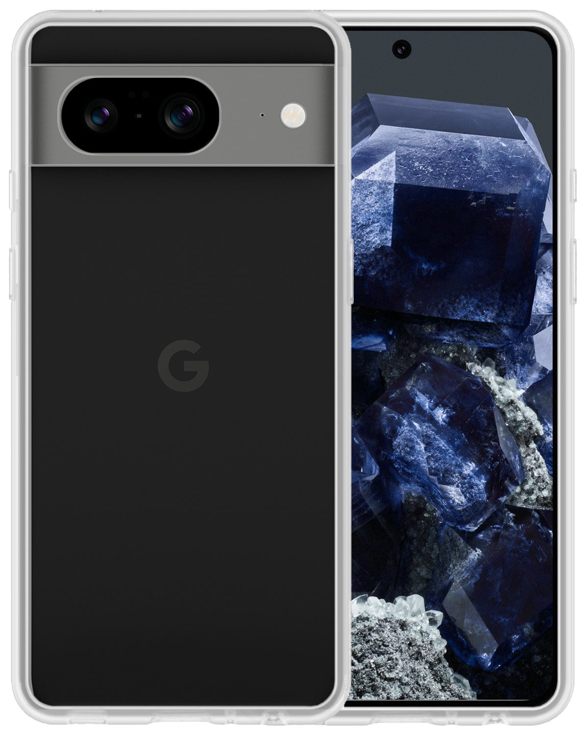 Google Pixel 8 Hoesje Siliconen - Transparant