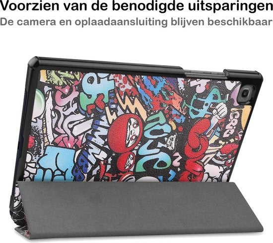 Samsung Galaxy Tab A7 Hoesje Book Case - Graffity