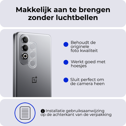 OnePlus Nord CE 4 Camera Screenprotector Gehard Glas