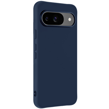 Google Pixel 9 Hoesje Siliconen Backcover Lichtgewicht - Donkerblauw
