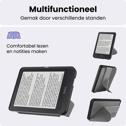 Kobo Nia Trifold Bookcase Hoes - Grijs