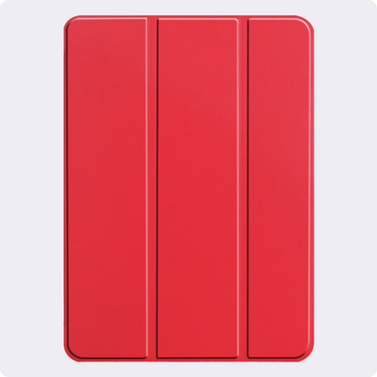 iPad Pro 2024 (11 inch) Trifold Bookcase Hoes - Rood
