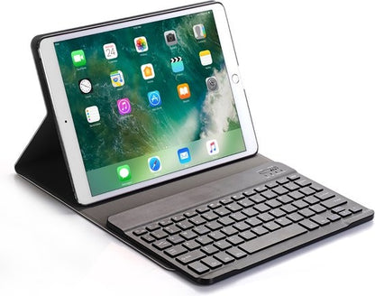 iPad 10.2 2020 Toetsenbord Hoes met Uitneembaar toetsenbord - Zwart