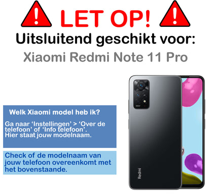 Xiaomi Redmi Note 11 Pro Screenprotector Gehard Glas - Anti-kras