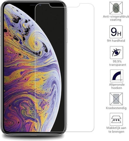 iPhone Xs Screenprotector Gehard Glas - Anti-kras