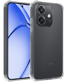 OPPO A40 Hoesje Shockproof Backcover Siliconen - Transparant