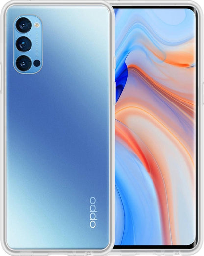 OPPO Reno 4 Pro 5G Hoesje Siliconen Backcover Lichtgewicht - Transparant