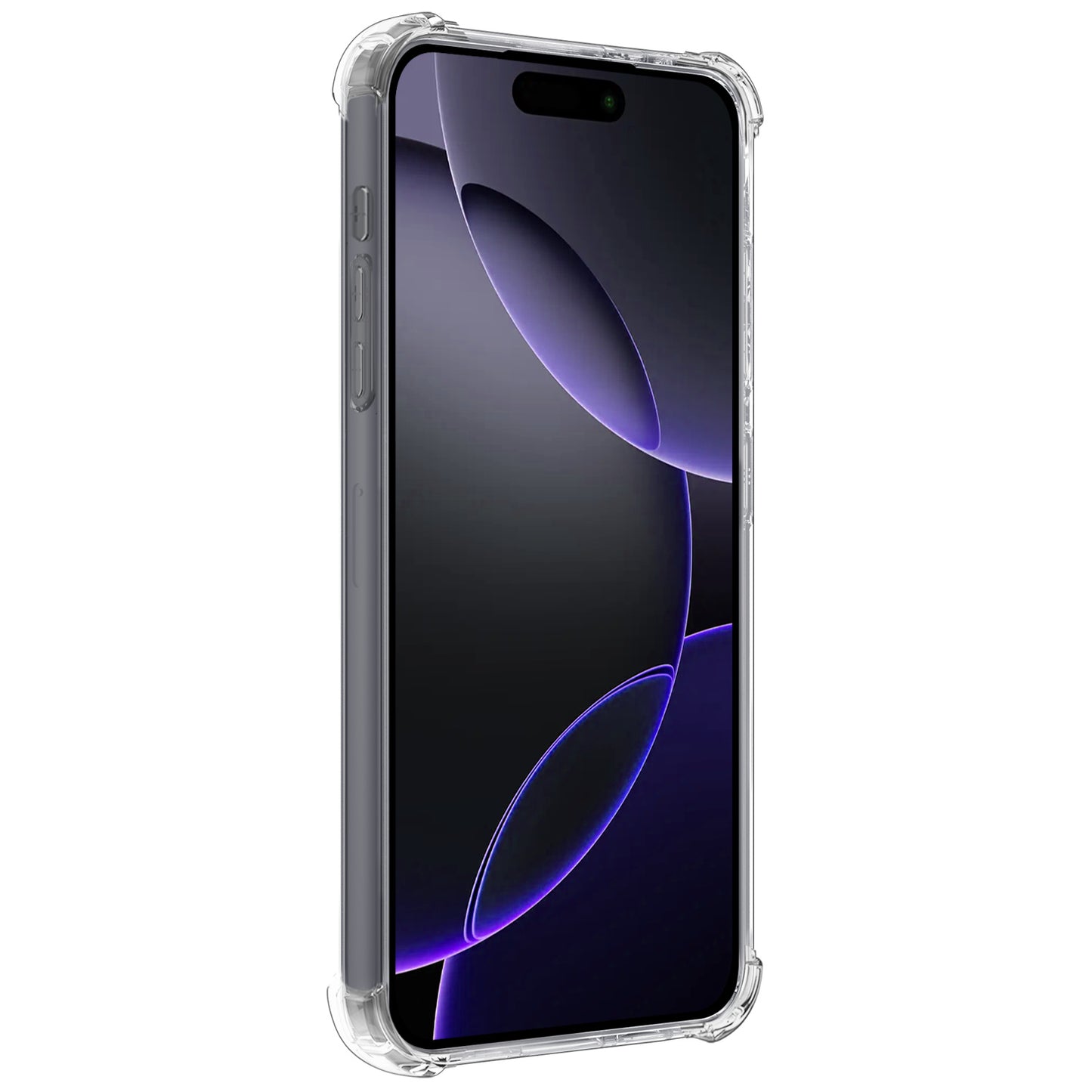 iPhone 16 Pro Max Hoesje met Pasjeshouder Siliconen - Transparant