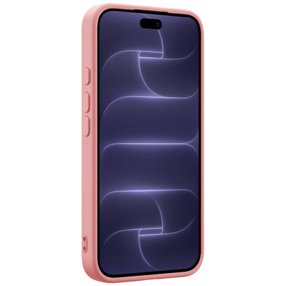 iPhone 18 Pro Hoesje Siliconen Backcover Lichtgewicht - Lichtroze