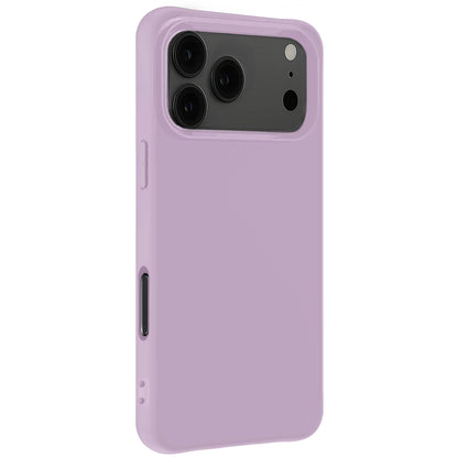 iPhone 17 Pro Max Hoesje Siliconen Backcover Lichtgewicht - Lila