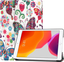 iPad 10.2 2019 Trifold Bookcase Hoes - Vlinders