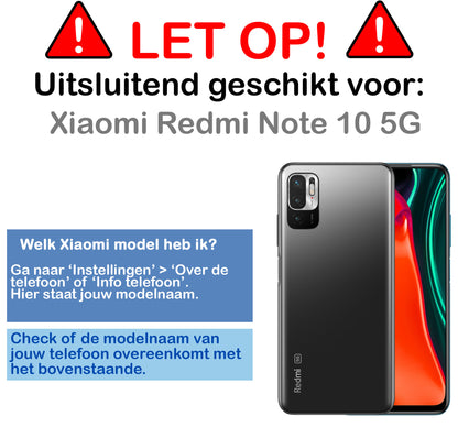 Redmi Note 10 5G Screenprotector Gehard Glas - Anti-kras